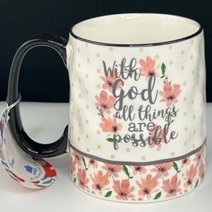 Artisan Collection - ‘All Things are Possible’ ceramic mug. NWT Firm! No offers!